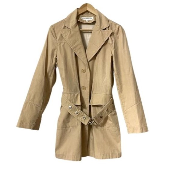 Via Spiga Single-Breasted Belted Trench Coat - Picture 2 of 10